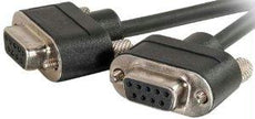 52179 - C2g 25ft Serial Rs232 Db9 Null Modem Cable With Low Profile Connectors F/f - In-wall - C2g