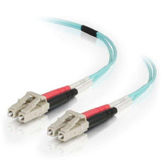 Legrand Dat 1m Lc-lc 50/125 Om4 Duplex Multimode Pvc Fiber Optic Cable - Aqua 00997