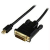 MDP2DVIMM3BS - Startech 3ft Mini Dp 1.2 To Dvi-d Single-link Adapter Cable; 1080p 60hz; Hbr2; Edid - Act - Startech