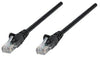 Intellinet IEC-C5-BK-50, Network Cable, Cat5e, UTP, RJ45 Male / RJ45 Male, 15.0 m (50 ft.), Black, Part# 320795