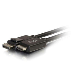 54327 - C2g 10ft Displayport™ Male To Hd Male Adapter Cable - Black (taa Compliant) - C2g