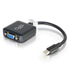 54315 - C2g 8in Mini Displayport™ Male To Vga Female Active Adapter Converter - Black - C2g