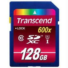 TS128GSDXC10U1 - Transcend Information 128gb Sdxc Class10 Uhs-i Card,600x - Transcend Information