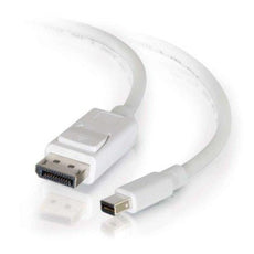 54297 - C2g 3ft Mini Displayport To Displayport Adapter Cable 4k 30hz - White - C2g