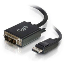 54329 - C2g 6ft Displayport Male To Single Link Dvi-d Male Adapter Cable - Black (taa Compli - C2g