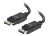 54400 - C2g 3ft Displayport Cable With Latches 8k Uhd M/m - Black - C2g