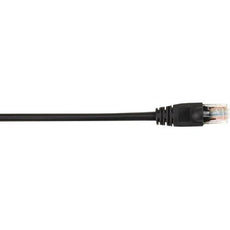 CAT5EPC-004-BK - Black Box Cat5e 100-mhz Molded Snagless Stranded Ethernet Patch Cable - Unshielded (utp), - Black Box