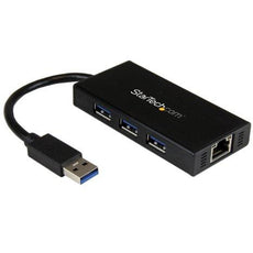 ST3300GU3B - Startech Add 3 External Usb 3.0 Ports W/ Uasp And A Gb Ethernet Port To Your Laptop Throu - Startech