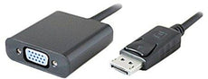 DISPLAYPORT2VGA - Add-on Addon 20.00cm (8.00in) Displayport Male To Vga Female Black Adapter Cable - Add-on