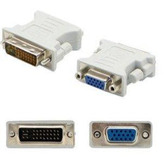 DVII2VGAW - Add-on Addon Dvi-i (29 Pin) Male To Vga Female White Adapter - Add-on