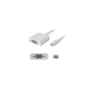 MDISPLAYPORT2VGAW - Add-on Addon 8in Mini-displayport Male To Vga Female White Adapter Cable - Add-on