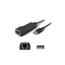 USB2NIC - Add-on Addon 20.00cm (8.00in) Usb 2.0 (a) Male To Rj-45 Female Black Adapter Cable - Add-on