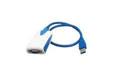 USB32VGA - Add-on Addon 20.00cm (8.00in) Usb 3.0 (a) Male To Vga Female Blue Usb Video Adapter - Add-on