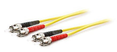 ADD-ST-ST-1M9SMF - Add-on Addon 1m St (male) To St (male) Os2 Straight Yellow Duplex Fiber Ofnr (riser-rat - Add-on