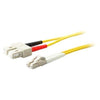 ADD-SC-LC-8M9SMF - Add-on Addon 8m Lc (male) To Sc (male) Os2 Straight Yellow Duplex Fiber Ofnr (riser-rat - Add-on