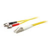 ADD-ST-LC-1M9SMF - Add-on Addon 1m Lc (male) To St (male) Os2 Straight Yellow Duplex Fiber Ofnr (riser-rat - Add-on