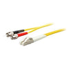 ADD-ST-LC-5M9SMF - Add-on Addon 5m Lc (male) To St (male) Os2 Straight Yellow Duplex Fiber Ofnr (riser-rat - Add-on