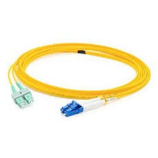 ADD-ASC-LC-5M9SMF - Add-on Addon 5m Asc (male) To Lc (male) Os2 Straight Yellow Duplex Fiber Ofnr (riser-ra - Add-on