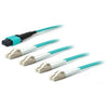 ADD-MPO-4LC15M5OM3 - Add-on This Is A 15m Mpo (female) To 8xlc (male) 8-strand Aqua Riser-rated Fiber Fanout - Add-on