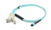 ADD-MPO-4LC1M5OM3 - Add-on This Is A 1m Mpo (female) To 8xlc (male) 8-strand Aqua Riser-rated Fiber Fanout - Add-on