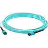 ADD-MPOMPO-10M5OM4 - Add-on This Is A 10m Mpo (female) To Mpo (female) 12-strand Aqua Crossover Riser-rated - Add-on