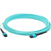 ADD-MPOMPO-1M5OM4 - Add-on This Is A 1m Mpo (female) To Mpo (female) 12-strand Aqua Crossover Riser-rated F - Add-on