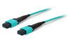 ADD-MPOMPO-3M5OM3 - Add-on This Is A 3m Mpo (female) To Mpo (female) 12-strand Aqua Crossover Riser-rated F - Add-on