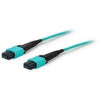 ADD-MPOMPO-50M5OM3 - Add-on This Is A 50m Mpo (female) To Mpo (female) 12-strand Aqua Crossover Riser-rated - Add-on