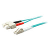 ADD-SC-LC-6M5OM3 - Add-on This Is A 6m Lc (male) To Sc (male) Aqua Duplex Riser-rated Fiber Patch Cable. A - Add-on