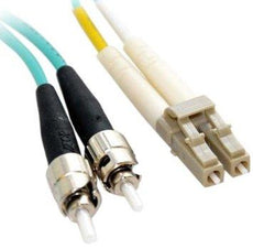 ADD-ST-LC-10M5OM4 - Add-on This Is A 10m Lc (male) To St (male) Aqua Duplex Riser-rated Fiber Patch Cable. - Add-on