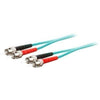 ADD-ST-ST-5M5OM4 - Add-on This Is A 5m St (male) To St (male) Aqua Duplex Riser-rated Fiber Patch Cable. A - Add-on