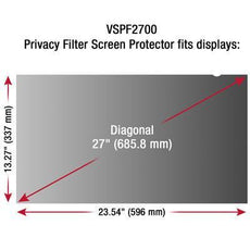 VSPF2700 - Viewsonic Vspf2700,viewsonic 27privacy Filter Screen Protector For Widescreen 16 - Viewsonic