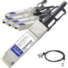 QSFP-4SFP-PDAC1M-AO - Add-on Addon Msa And Taa Compliant 40gbase-cu Qsfp+ To 4xsfp+ Direct Attach Cable (pass - Add-on