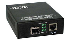 ADD-GMC-SFP-POE - Add-on Addon 10/100/1000base-tx(rj-45) To Open Sfp Port Poe Media Converter - Add-on