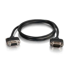 52160 - C2g 15ft Serial Rs232 Db9 Cable With Low Profile Connectors M/f - In-wall Cmg-rated - C2g