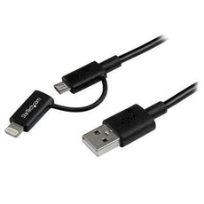 LTUB1MBK - Startech Charge Or Sync Your Micro Usb, Iphone, Ipod Or Ipad Device Using A Single Cable - Startech
