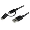 LTUB1MBK - Startech Charge Or Sync Your Micro Usb, Iphone, Ipod Or Ipad Device Using A Single Cable - Startech