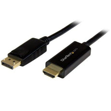 Startech 6.6ft/2m Passive Displayport To Hdmi Cable Converter - 4k 30hz/1080p/7.1 Audio/h