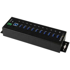 ST1030USBM - Startech Add Ten Usb 3.0 (5gbps) Ports With This Din Rail Or Surface-mountable Metal Hub - Startech