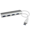 ST43004UA - Startech Add Four Usb 3.0 (5gbps) Ports To Your Macbook Using This Silver Apple Style Hub - Startech