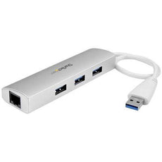 ST3300G3UA - Startech Add Three Usb 3.0 Ports (5gbps) And A Gbe Port To Your Macbook Using This Silver - Startech