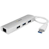 ST3300G3UA - Startech Add Three Usb 3.0 Ports (5gbps) And A Gbe Port To Your Macbook Using This Silver - Startech