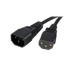 PXT100 - Startech Ac Power Cord 6ft (1.8m) 18awg Power Supply Extension Cable Iec 320 C14 To Iec 3 - Startech