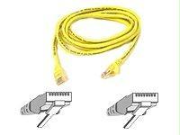 A3L791-05-YLW-S - Belkin International Inc 5ft Cat5e Snagless Patch Cable, Utp, Yellow Pvc Jacket, 24awg, T568b, 50 Micron, - Belkin International Inc