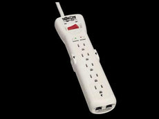 SUPER7TEL - Tripp Lite Surge Protector Power Strip 120v 7 Outlet Rj11 7feet  Cord 2520 Joules - Tripp Lite