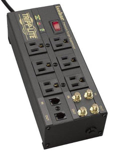 ISOBAR6DBS - Tripp Lite Isobar 6-outlet Surge Protector, 6 Ft. Cord With Right-angle Plug, 3330 Joules, - Tripp Lite