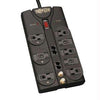 TLP810NET - Tripp Lite Surge Protector Power Strip 120v 8 Outlet Rj11 Rj45 Coax 10feet  Cord 3240 Joule - Tripp Lite