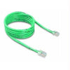 Belkin International Inc 2ft Cat5e Patch Cable, Utp, Green Pvc Jacket, 24awg, T568b, 50 Micron, Gold Plat