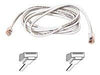 A3L791-05-WHT - Belkin International Inc 5ft Cat5e Patch Cable, Utp, White Pvc Jacket, 24awg, T568b, 50 Micron, Gold Plat - Belkin International Inc