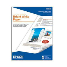 S041586 - Epson Print Epson Bright White Paper, Letter, 500 Sheets. For Epson 3640 - Epson Print